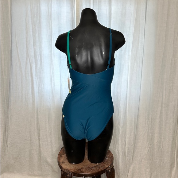NWT Summersalt Sea Breeze One Piece Swimsuit & Skirt size 10 in Sea Glass P9 - Picture 8 of 9